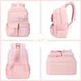 thumbnail image 4 of Gynky School Backpack School Bookbag for Middle School Students Book Bag for Elementary Primary Kawaii Backpack, Pink, 4 of 9