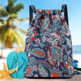 thumbnail image 3 of Mochila de deporte plegable con cordón de gran capacidad para separar lo seco de lo mojado., 3 of 3