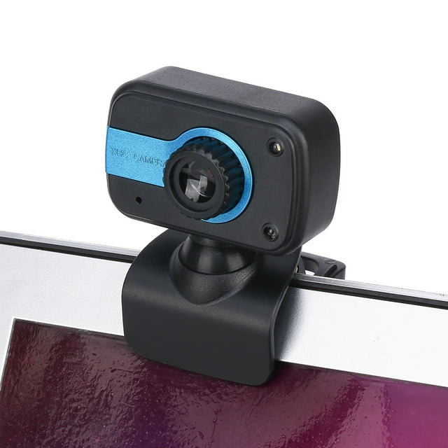 Caméra Web Grand Angle, Caméra de Vidéoconférence à Grande Vue, Caméra de Diffusion en Direct Full HD 640*480 avec Microphone Intégré, Caméra pour Ordinateur Caméra Web USB pour Appels sur Ordinateur Portable et de Bureau, Conférences,