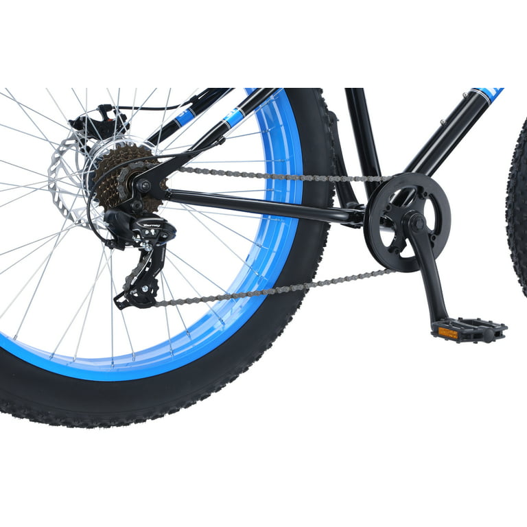 Mongoose 26 Dolomite Mens Fat Tire Bike, 7 Speeds, Black