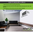 thumbnail image 4 of HVAC Premium 24" X 4" Aluminum Return Grille - Easy Air Flow - Linear Bar Grilles [Outer Dimensions: 25.875 X 5.875], 4 of 4