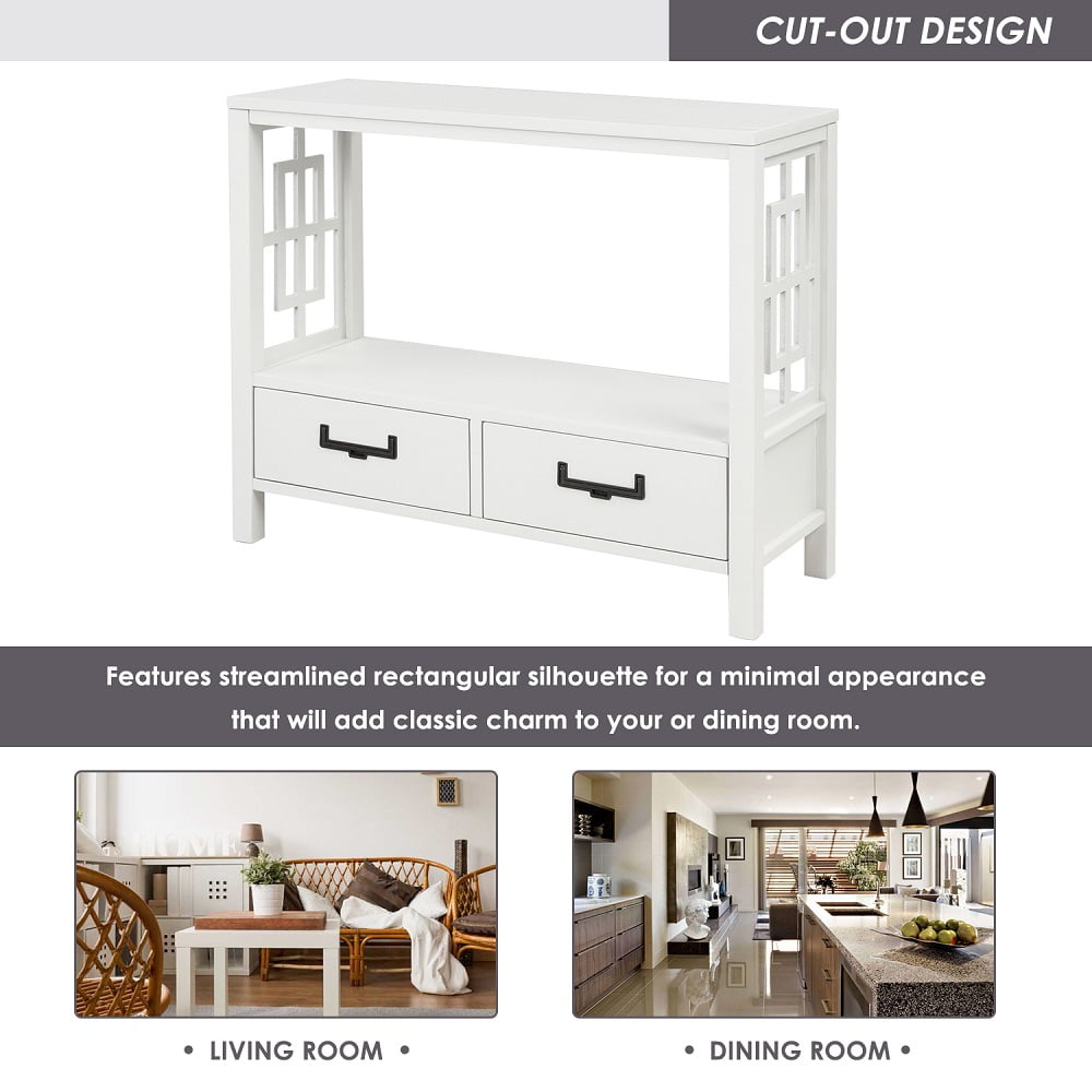 Buy Entryway Table with Drawer, SEGMART 36 Elegant Console Table with
