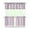 White-25, variant on Pioneer Kitchen Curtains and Valance Set 24 Inch Tier Pink Wild Fresh Peony Flowers Curtains Small Drapes for Cafe Living Room Bathroom Farmhouse 3 Pieces Set Rod Pocket