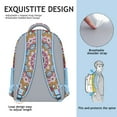 thumbnail image 5 of Vintage Traditional Mandala Student Backpack - Durable Lightweight Bookbag with Breathable Straps, 5 of 6