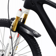 thumbnail image 4 of Guardabarros Reflectante Bicicleta Mtb Trasera Y Delantera Negra, 4 of 5