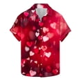 thumbnail image 3 of BiZtdJrK Sales Prime Mens Tshirts, 2025 Valentines Day Gift Fashion Printed Dressy Turndown Collar Tshirt Vacation Beach Blouses Multicolor S, 3 of 6