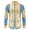 Blue, variant on jjayotai Mens Long Sleeve Tops Clearance Men's Fashion Casual Print Cardigan Slim Business Long Sleeve Lapel Top/shirt