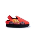 thumbnail image 5 of Pixar Cars Lightning McQueen Rust-Eze Toddler Scruff Slippers-Size 9, 5 of 7