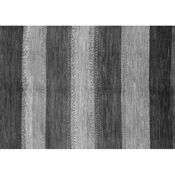 Ahgly Company Indoor Rectangle Abstract Gray Modern Area Rugs, 2' x 3'
