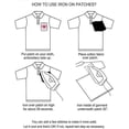 thumbnail image 3 of (paquete de 5) Plantillas de lentejuelas en forma de corazón con bordes bordados y pantalones de camiseta (dorados), 3 of 5