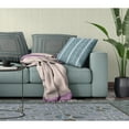 thumbnail image 5 of 26" X 26" Blue And Brown Broadcloth Floral Throw Pillow, 5 of 5