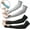 Gray, Black, variant on Minzimin Arm Protection Sleeves Level 5 Cut 2 Pairs Heat Resistant Sleeves Protectors for Thin Skin Bruising Men Women