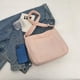 thumbnail image 5 of Bolso Hombro Acolchado para Mujer Cruzado Viajes Al Aire Libre () Rosa, 5 of 7
