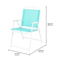 thumbnail image 3 of Mainstays 5pc Albany Lane Dining Set, Turquiose, Outdoor Living, 3 of 7