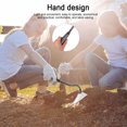 thumbnail image 2 of MasteelfCA 1PC Triangle Hoe Digging Soil Manuring Tool Pointed Head Trenching Hoe, 2 of 8