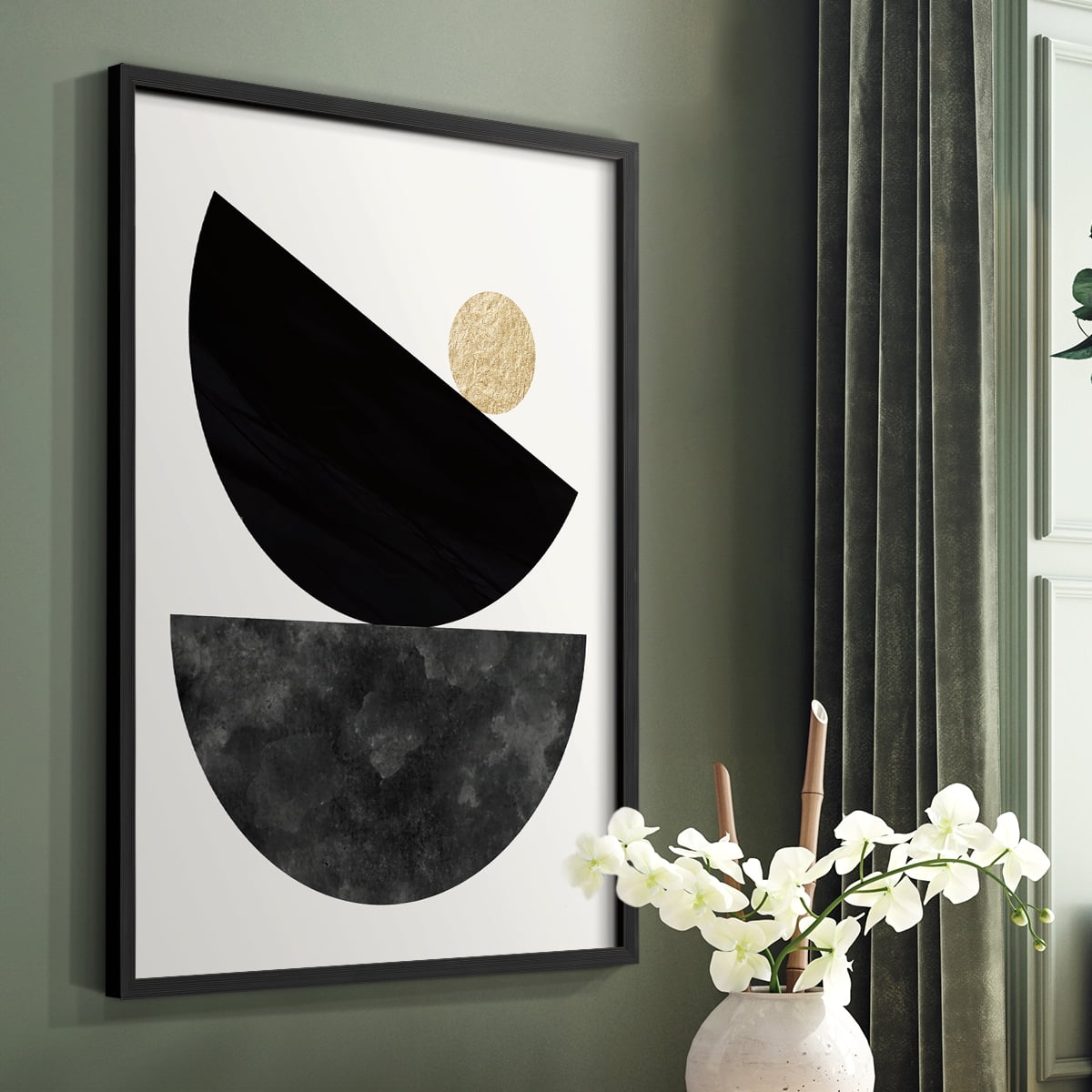 Delicate Balance in Paper Solid Wood 11 x 14 Framed Print