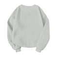 thumbnail image 4 of De Sudadera de Halloween para mujer con estampado divertido de fantasmas Let's Get Sheet Faced Casual Jersey de manga larga, 4 of 4