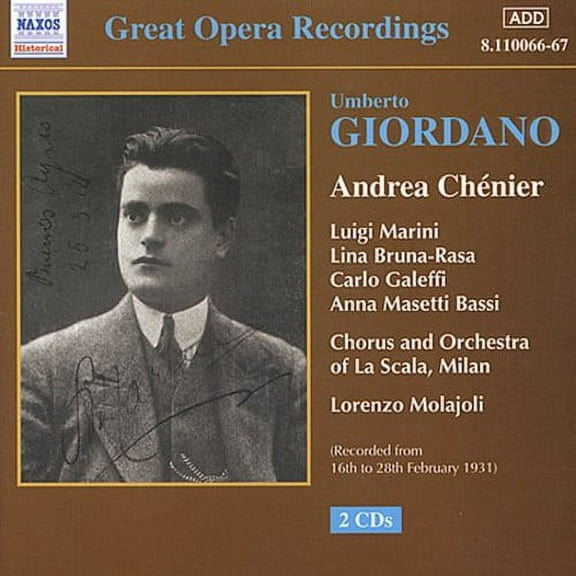 U. Giordano - Andre Chenier-Comp Opera - Music & Performance - CD