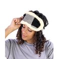 thumbnail image 3 of Check LazyOne Plush Sleep Masks for Women, Washable Polyester Eye Covers for Adults, Plaid (Black and White), 3 of 5