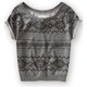 thumbnail image 1 of Suéter de punto Aeropostale para mujer Gris Pequeño, 1 of 1