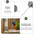 thumbnail image 2 of UPOUART Birds Water Dispenser Light Grey Non Toxic Plastic Daily Use 1Set, 2 of 5