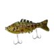 thumbnail image 1 of Señuelos de pesca con anzuelo, cebos duros, crankbaits, señuelos falsos de 7 segmentos, equipo de pesca Amarillo Negro, 1 of 9