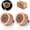 H-type, variant on Essential Oil Car Diffuser, 2 PCS Butterfly Car Aromatherapy Wood Diffuser with Vent Clip