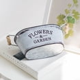 thumbnail image 4 of Minkissy small iron bucket Metal Flowerpot Bucket Planting for Balcony 1Set, 4 of 5