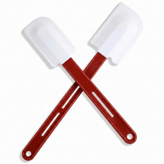 YEZNIVOS Non-Stick 10 Inch and 14 Inch Silicone Kitchen Spatula 2 Count