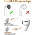 thumbnail image 4 of 12pcs Airpods Pro Silicone Ear Tips Replacement Ear Tips with Portable Storage Case (White (6 Pairs)), 4 of 5