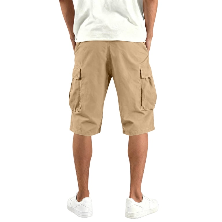 Dresfit Cargo Shorts for Men Knee Length Baggy Shorts 2026 Summer