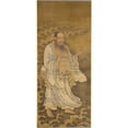 thumbnail image 3 of Zhao Qi 8x14 Black Modern Framed Museum Art Print Titled - Zhongli Quan Crossing the Ocean (1368-1644), 3 of 5