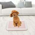 thumbnail image 2 of l para perros, l de entrenamiento para interiores y exteriores, 18,5x13,8 pulgadas, almohadilla para r para cachorros Rosa jinwen Bandeja para ir al baño, 2 of 8