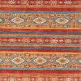 thumbnail image 1 of Ahgly Company Indoor Square Abstract Red Abstract Area Rugs, 3' Square, 1 of 6