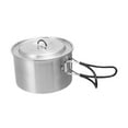 thumbnail image 3 of jinwen Marmite de Camping Eau Bouillante Casserole de Cuisson Extérieure pour Voyage Randonnée Pêche Double Poignée, 3 of 9