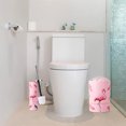thumbnail image 6 of 8-Piece Bird Print Bathroom Accessories Set - With Trash Can, Toilet Brush, Toothbrush Holder, Lotion Soap Dispenser, Soap Dish, Toothbrush Cup, Cotton Swab Holder, 6 of 6