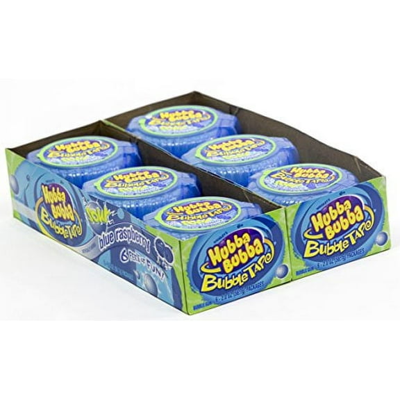 Hubba Bubble Tape Sour Blue Raspberry 12 Pack Box