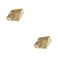 thumbnail image 3 of Kearding Wooden Epoxy Tools Storage Holder Paint Bottles Model Rack Organizer 225x266x67mm 2Conjunto, 3 of 6