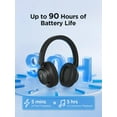 thumbnail image 3 of 1MORE Sonoflow HQ31 Wireless Headphones with ANC, Hi-Res Audio, 90H Battery, Black, 3 of 9