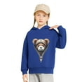 thumbnail image 3 of Sudadera con capucha para bebé, niño y niña, sudadera informal con estampado para bebé, regalo para niña, blusa, 3 of 5