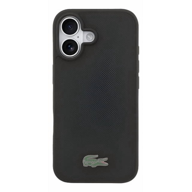 Funda Para iPhone 17 Lacoste Magsafe Iconic Slim Original Negro Iconic Magsafe