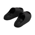 thumbnail image 2 of UDAUDU Cloud Slides for Women Men Comfortable Soft Slippers Cushioned Thick Sole Bathroom Shower Pool Sandals Black 8 Wide, 2 of 5