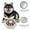 Gray, variant on Generic Portable Slow Feeder Bowl for Dogs, Cute Dog Paw-Shaped Slow-Feeding Bowl, Interactive Anti-Choking Plastic Pet Bowl with Non-Slip Base