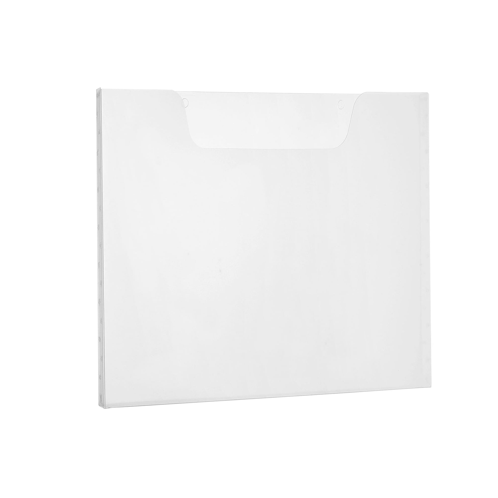 A3 Brochure Holder PP Display Landscape Wall Mount Posters, Clear
