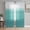 Teal, Gray, White, variant on Teal Gray Ombre Sheer Curtains 72 Inch Length 2 Panels Set, Modern Abstract Art Striped Gradient Voile Window Treatment Rod Pocket Curtains Sheers Drapes for Bedroom/Living Room/Kitchen 52"x72"x2