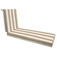 thumbnail image 1 of Chaise al aire libre en forma de panal, 22,5"" de ancho x 70" de largo, cojín para patio color canela a rayas Cabana, 1 of 5
