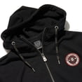 thumbnail image 3 of Men's Black Garet Hooded Zip-Up Sweatshirt with High Collar, UNCS - Unlimited Clothing Style, 3 of 8