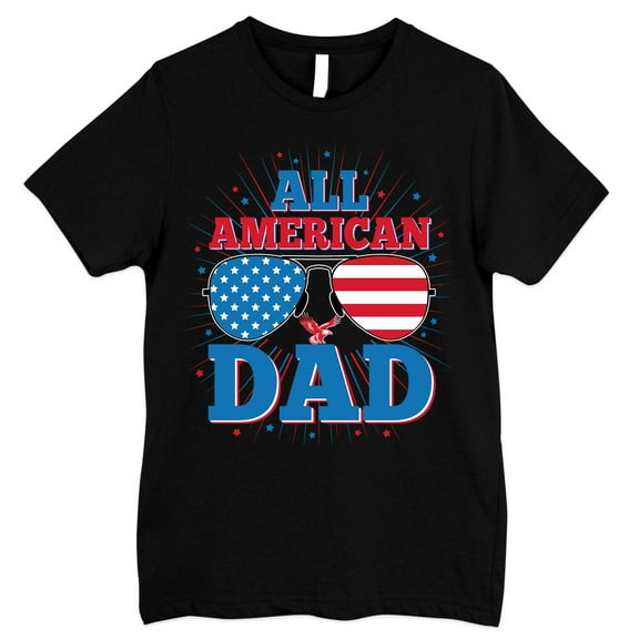 FLAGWIX Gifts For Dad - All American Dad, Father's Day, 4th Of July Gifts For Dad - Mens Shirts
