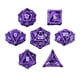thumbnail image 2 of 7 dados poliédricos para casino, regalos de fiesta para el juego de rol D&amp;D Púrpura, 2 of 9