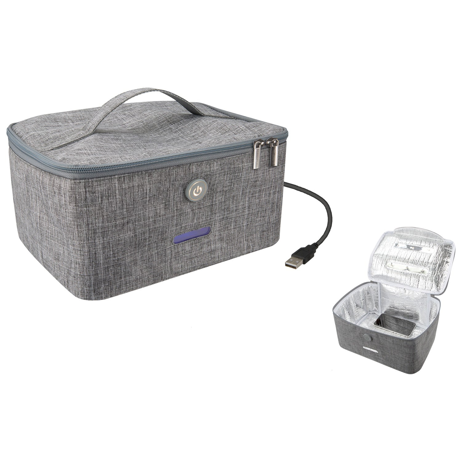 iLive Large UV Sanitizer Travel Bag, IAA700G, Gray - Walmart.com